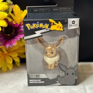 NIB Pokemon Eevee Select True Color Metallic 3" Battle Figure Limited Edition